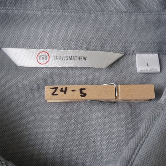 Travis Mathew Gray Polo Shirt - Picture 10 of 11